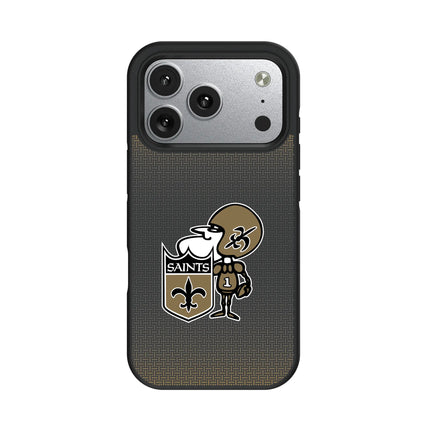 New Orleans Saints Historic Collection Linen Bump Phone Case for Apple iPhone