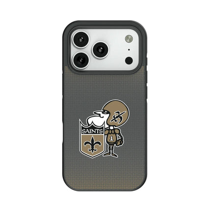 New Orleans Saints Historic Collection Linen Bump Phone Case for Apple iPhone