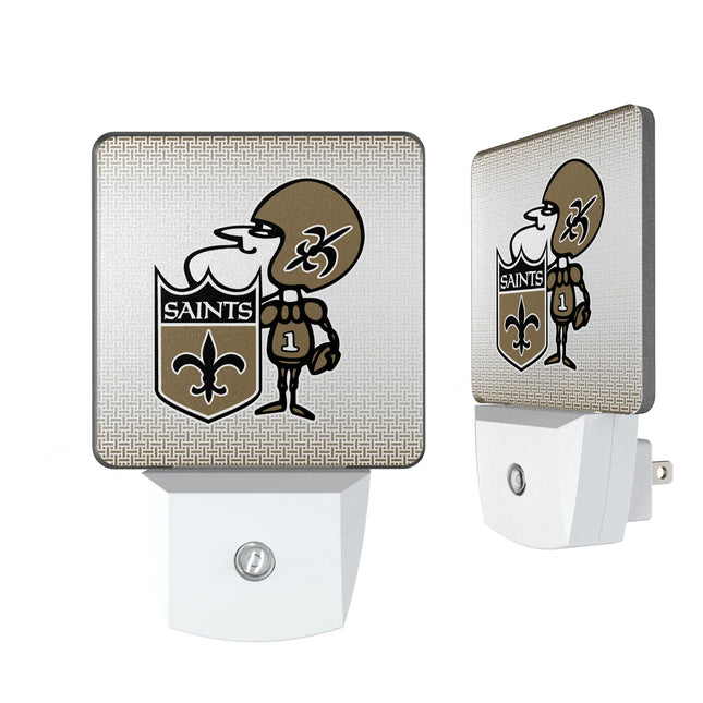 New Orleans Saints Historic Collection Linen Night Light 2-Pack