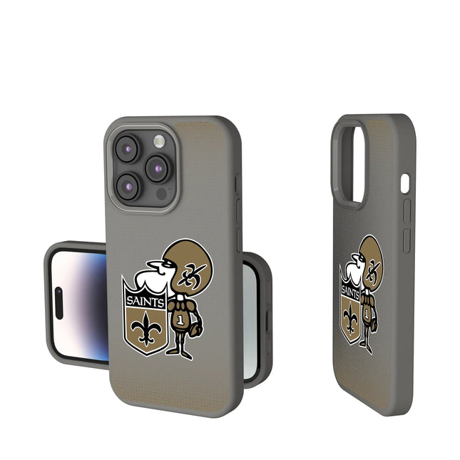 New Orleans Saints Historic Collection Linen Soft Touch Phone Case for Apple iPhone