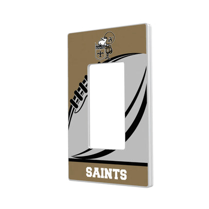 New Orleans Saints Historic Collection Passtime Hidden-Screw Light Switch Plate