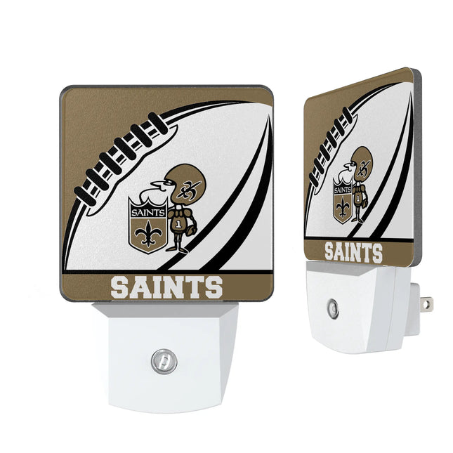 New Orleans Saints Historic Collection Passtime Night Light 2-Pack