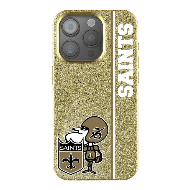 New Orleans Saints Historic Collection Sidebar Bling Phone Case for Apple iPhone