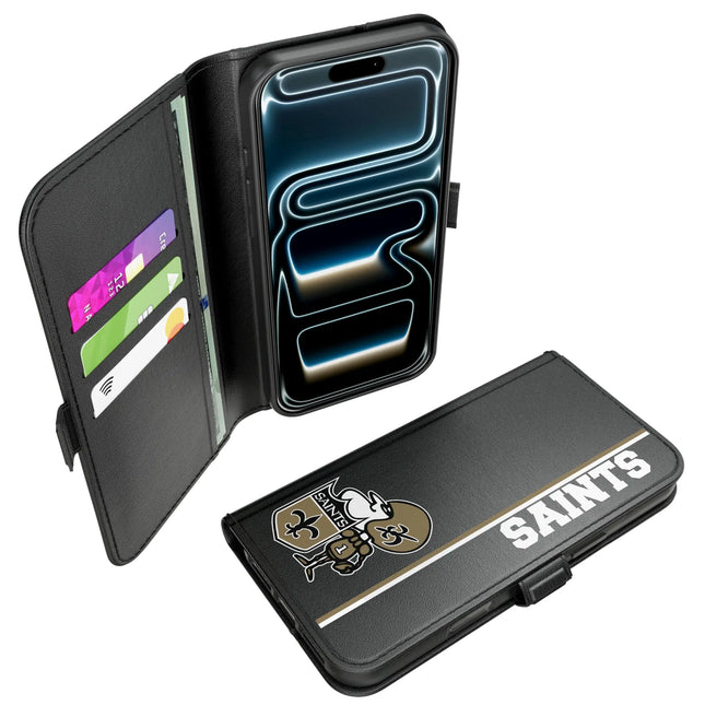 New Orleans Saints Historic Collection Sidebar Folio 2.0 Case for Apple iPhone