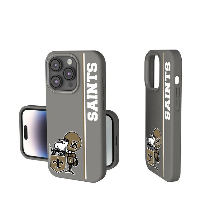 New Orleans Saints Historic Collection Sidebar Soft Touch Phone Case for Apple iPhone