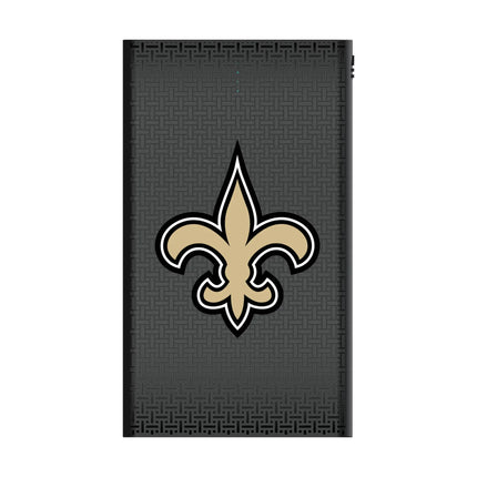 New Orleans Saints Linen 5000mAh Flat Powerbank