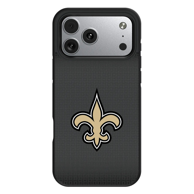 New Orleans Saints Linen Bump Phone Case for Apple iPhone