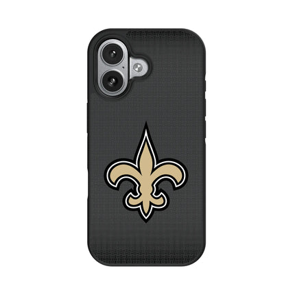 New Orleans Saints Linen Bump Phone Case for Apple iPhone