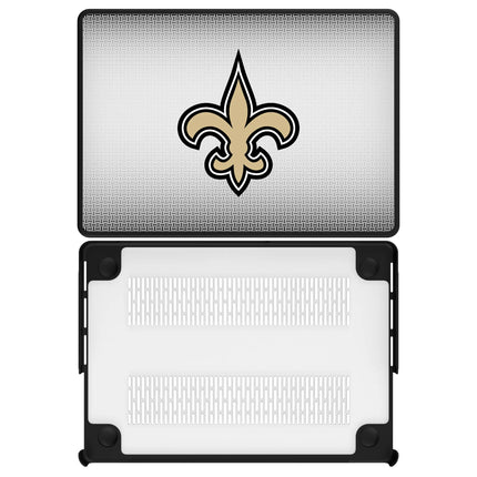 New Orleans Saints Linen Laptop Case for Apple MacBook