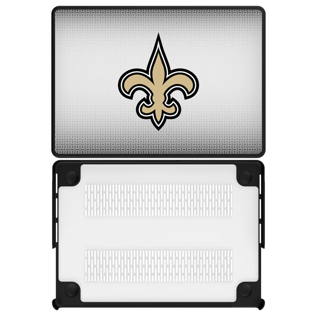 New Orleans Saints Linen Laptop Case for Apple MacBook