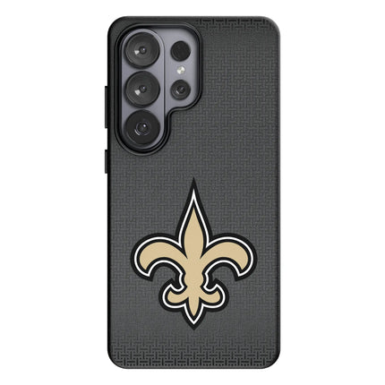 New Orleans Saints Linen MagSafe Compatible Phone Case for Samsung Galaxy