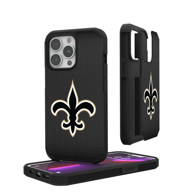 New Orleans Saints Linen Rugged Phone Case for Apple iPhone