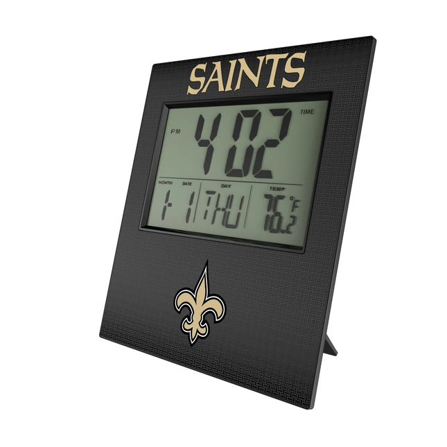 New Orleans Saints Linen Wall Clock