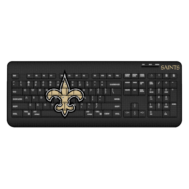 New Orleans Saints Linen Wireless USB Keyboard