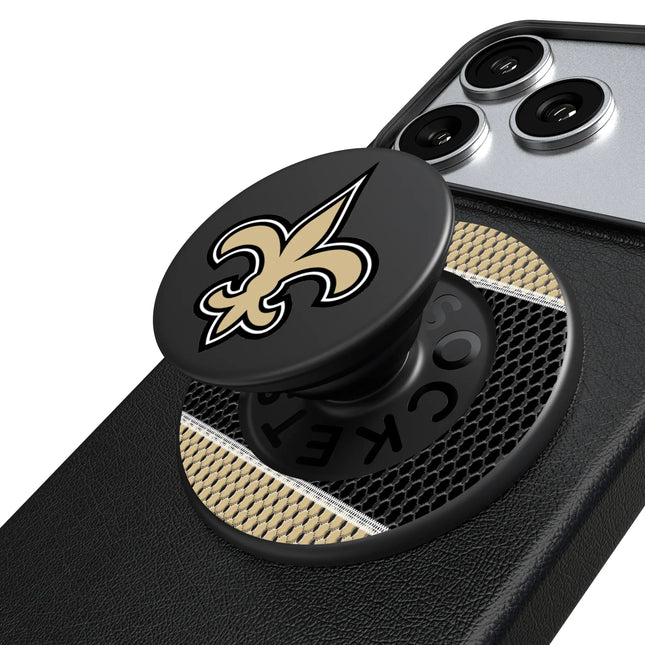 New Orleans Saints Mesh PopSockets Magnetic Phone Grip and Stand