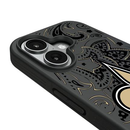 New Orleans Saints Paisley Bump Phone Case for Apple iPhone