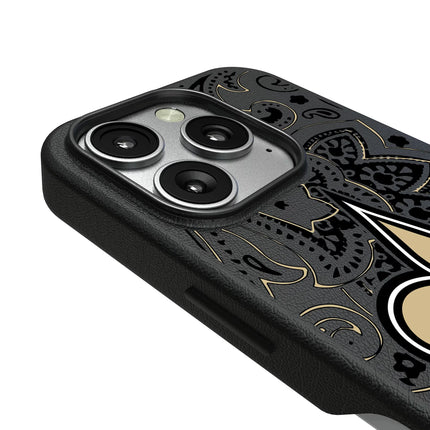 New Orleans Saints Paisley MagSafe Compatible Phone Case for Apple iPhone
