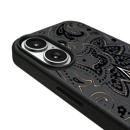 New Orleans Saints Paisley MagSafe Compatible Phone Case for Apple iPhone