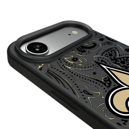 New Orleans Saints Paisley MagSafe Compatible Phone Case for Apple iPhone
