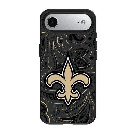 New Orleans Saints Paisley MagSafe Compatible Phone Case for Apple iPhone