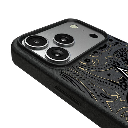 New Orleans Saints Paisley MagSafe Compatible Phone Case for Apple iPhone