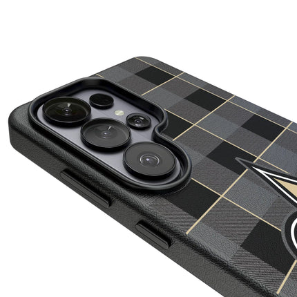 New Orleans Saints Plaid MagSafe Compatible Phone Case for Samsung Galaxy