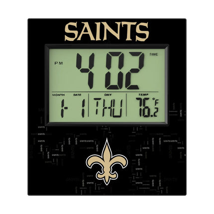 New Orleans Saints Quadtile Wall Clock