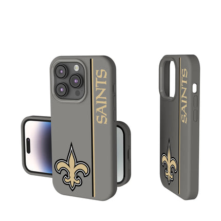 New Orleans Saints Sidebar Soft Touch Phone Case for Apple iPhone