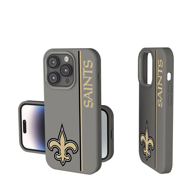 New Orleans Saints Sidebar Soft Touch Phone Case for Apple iPhone