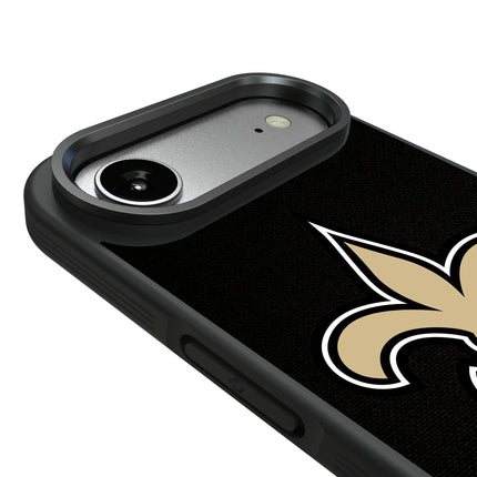 New Orleans Saints Stripe Bump Phone Case for Apple iPhone