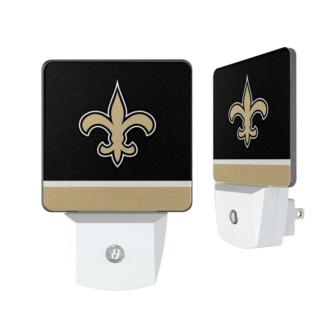 New Orleans Saints Stripe Night Light 2-Pack