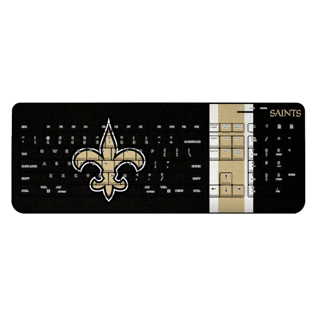 New Orleans Saints Stripe Wireless USB Keyboard