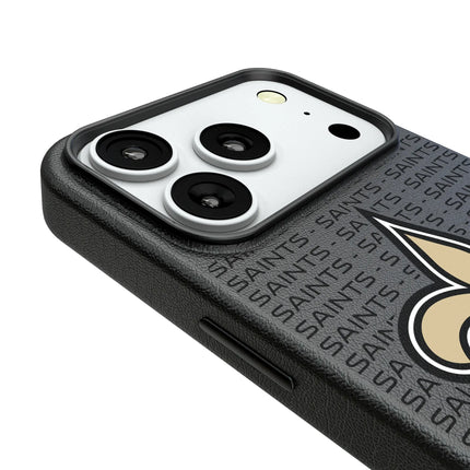 New Orleans Saints Text Backdrop MagSafe Compatible Phone Case for Apple iPhone
