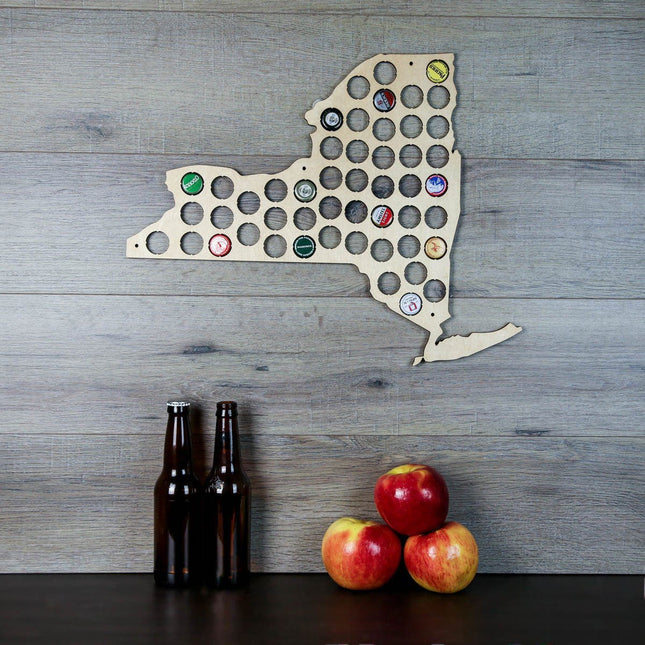 New York Beer Cap Map