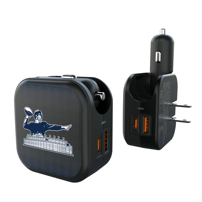 New York Giants 1960-1966 Historic Collection Linen 2 in 1 USB A/C Charger