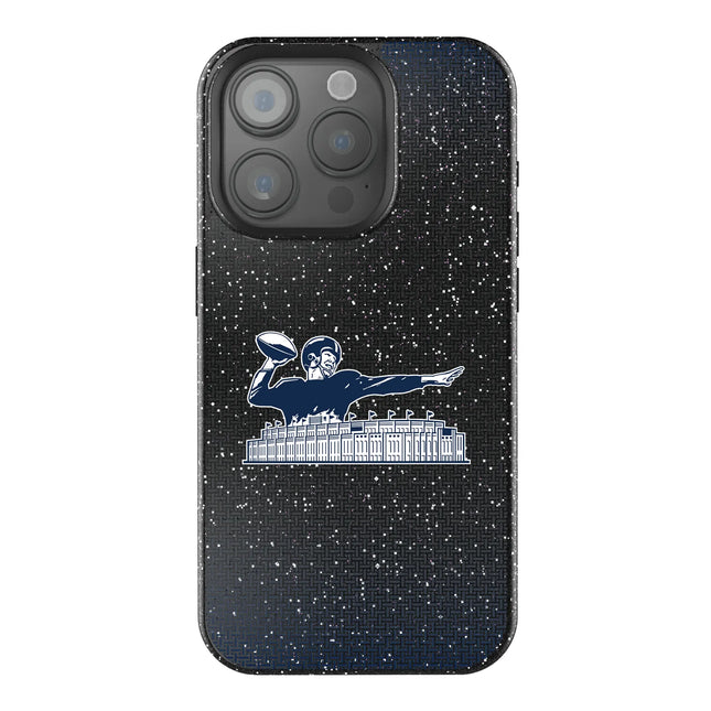 New York Giants 1960-1966 Historic Collection Linen Black Bling Phone Case for Apple iPhone