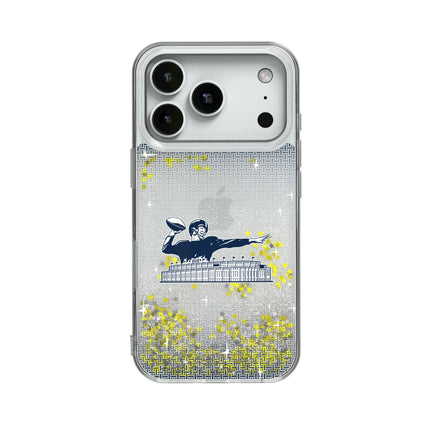 New York Giants 1960-1966 Historic Collection Linen Glitter Phone Case for Apple iPhone