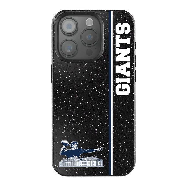 New York Giants 1960-1966 Historic Collection Sidebar Black Bling Phone Case for Apple iPhone