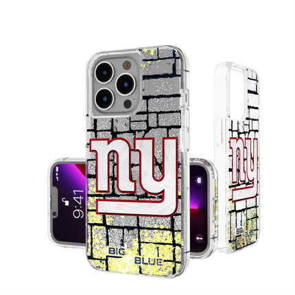 New York Giants Brick Glitter Phone Case for Apple iPhone