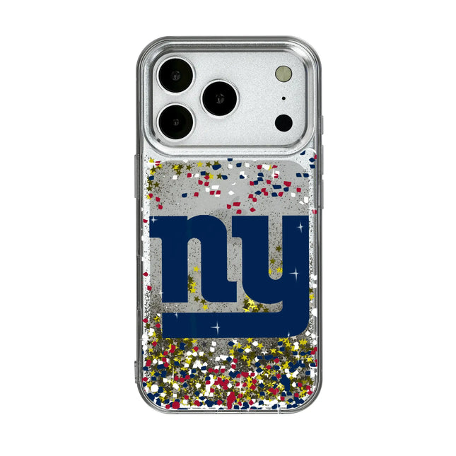 New York Giants Confetti Glitter Phone Case for Apple iPhone