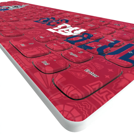 New York Giants Deco Curved Wireless Keyboard