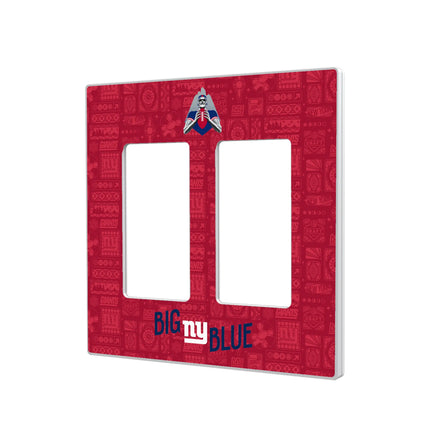 New York Giants Deco Hidden-Screw Light Switch Plate