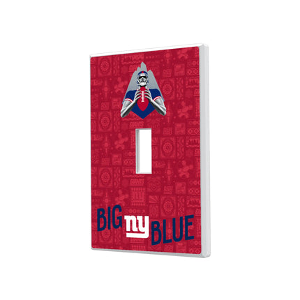 New York Giants Deco Hidden-Screw Light Switch Plate