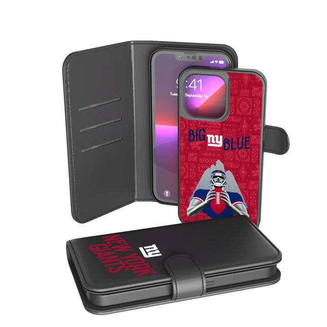 New York Giants Deco Wallet Phone Case for Apple iPhone