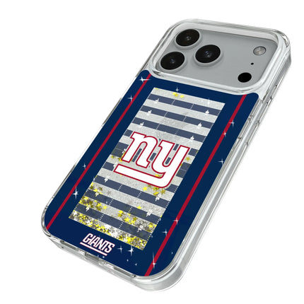 New York Giants Field Glitter Phone Case for Apple iPhone