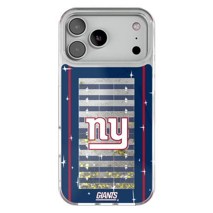 New York Giants Field Glitter Phone Case for Apple iPhone