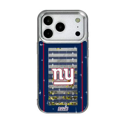 New York Giants Field Glitter Phone Case for Apple iPhone