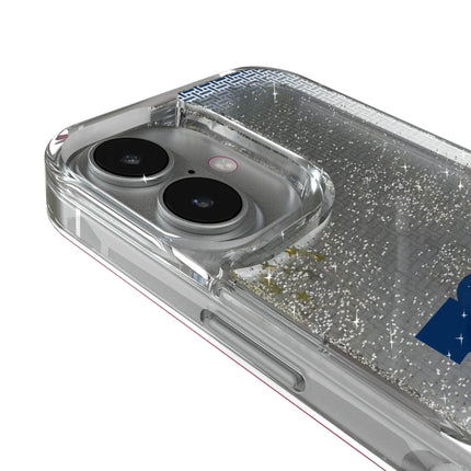 New York Giants Linen Glitter Phone Case for Apple iPhone