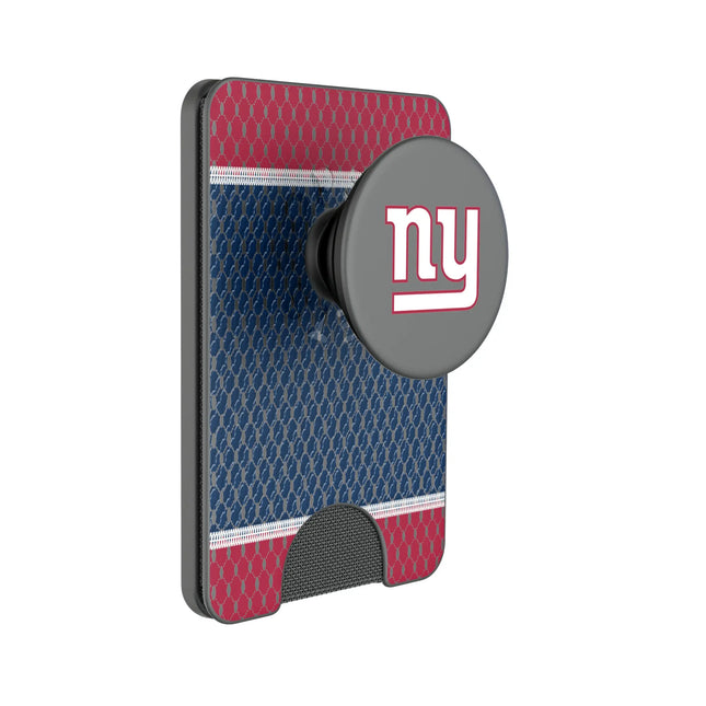 New York Giants Mesh PopSockets MagSafe-Compatible PopWallet+