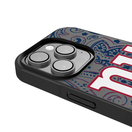 New York Giants Paisley Bump Phone Case for Apple iPhone